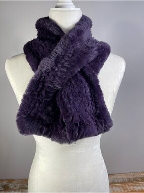 100% real rex rabbit fur scarf/ fur collar wraps